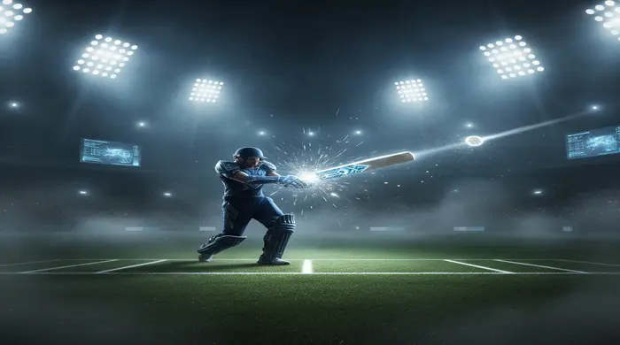 Fantasy Cricket Night Tournament Action